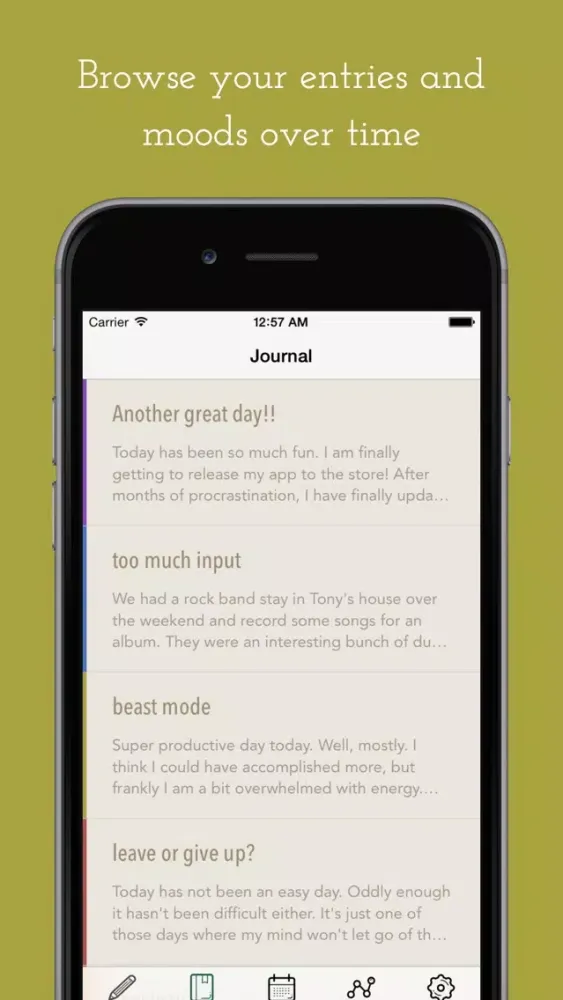Скриншоты Flourish - Personal Journal and Self Improvement
