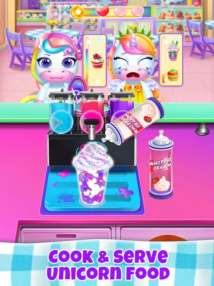 Ảnh chụp màn hình của Unicorn Restaurant: Food Games iPad 