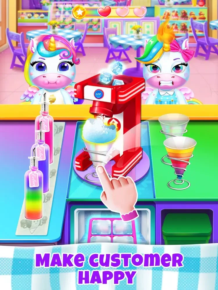 Ảnh chụp màn hình của Unicorn Restaurant: Food Games iPad 