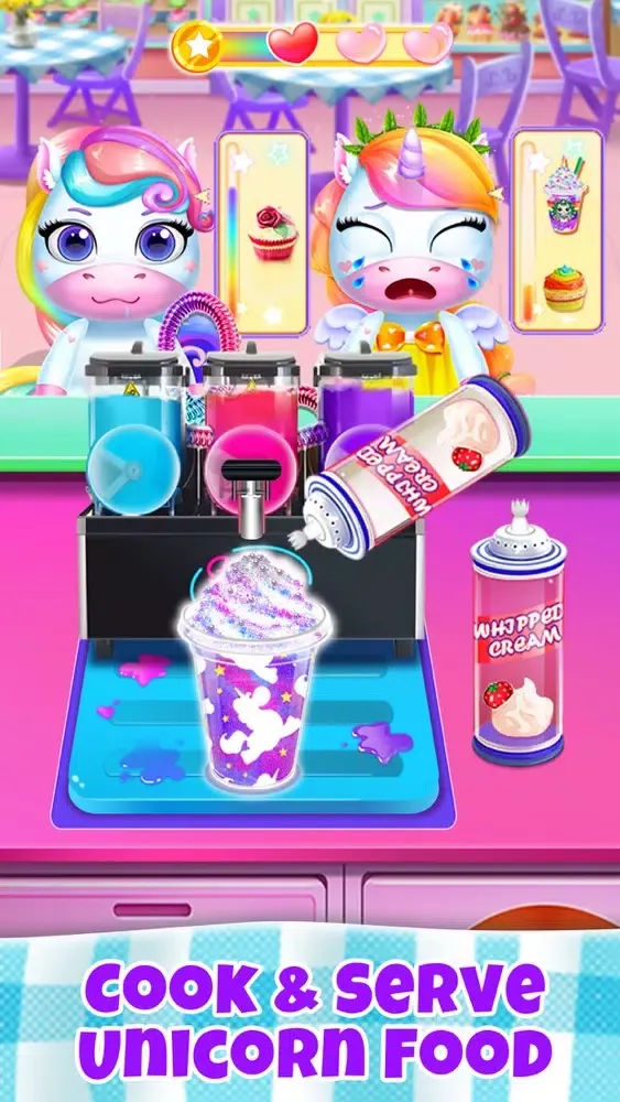 Ảnh chụp màn hình của Unicorn Restaurant: Food Games