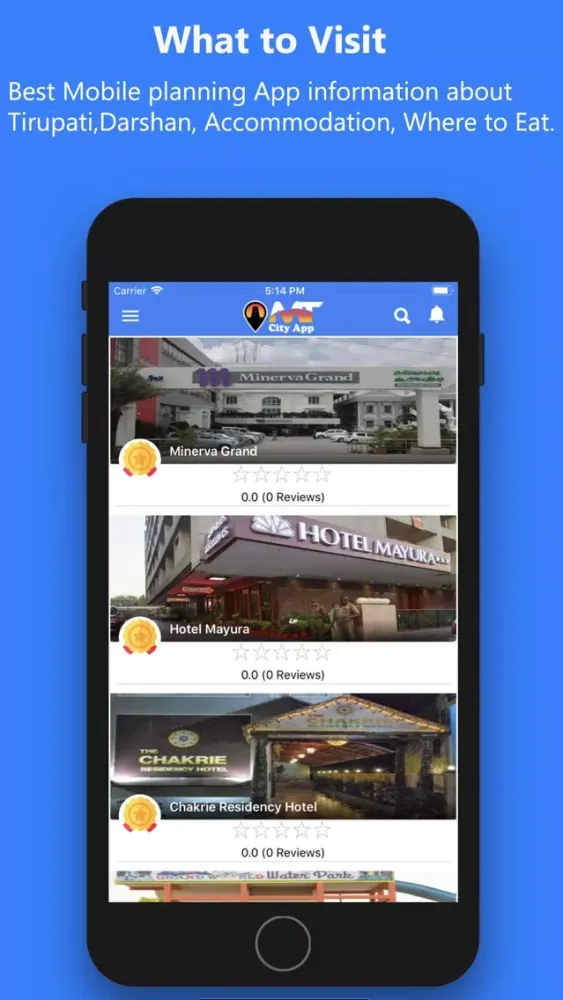 ภาพหน้าจอของ Mana Tirupati City App