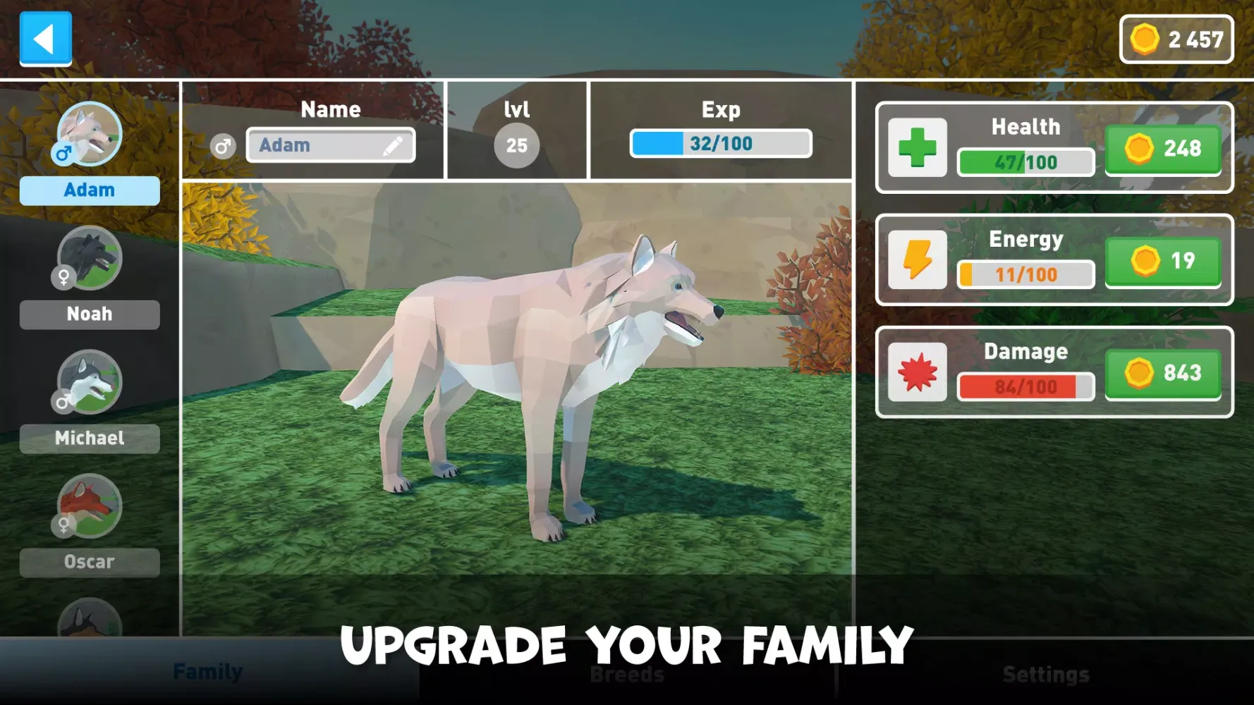 Wolf Family Simulator應用截圖