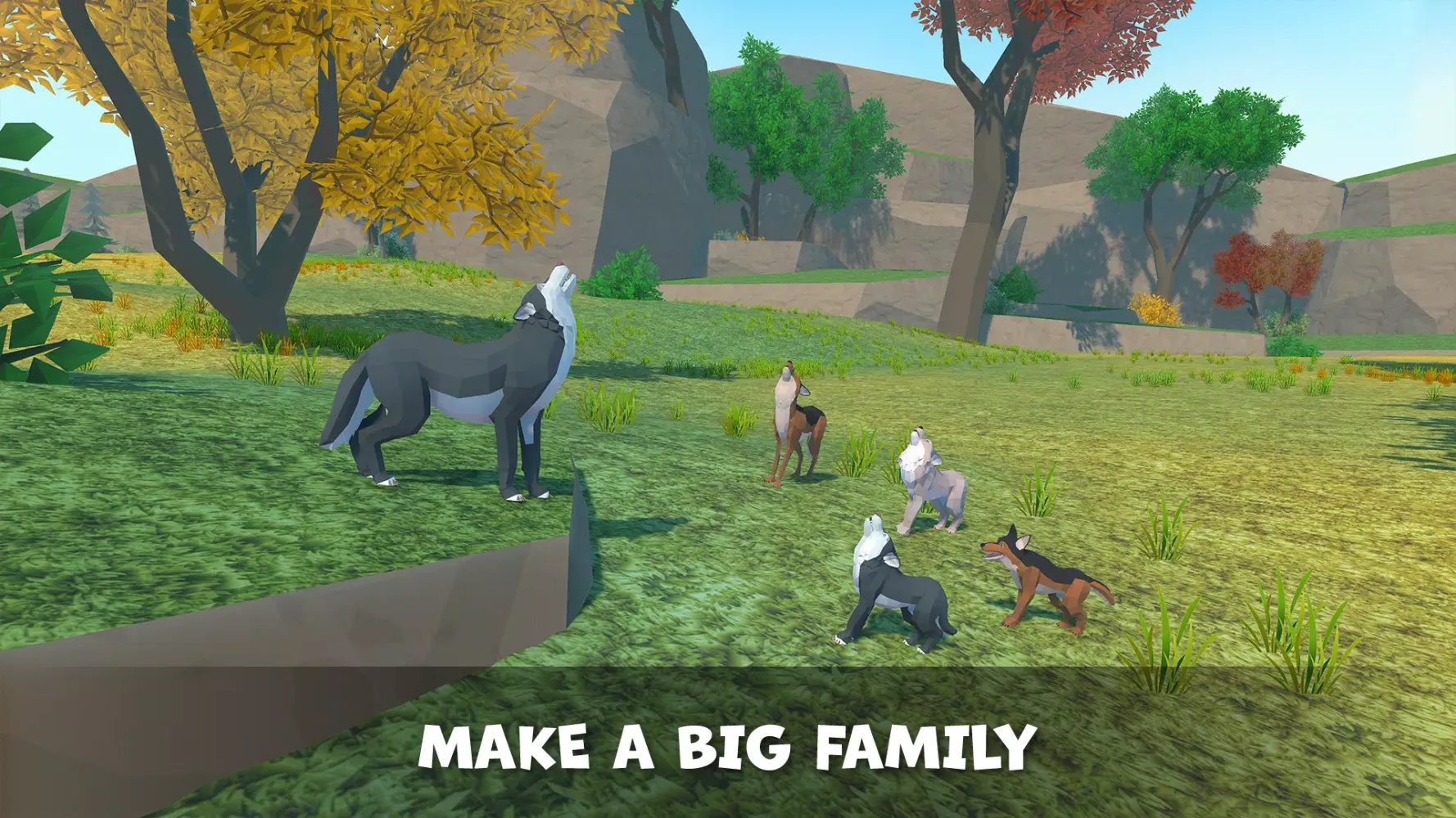 Wolf Family Simulator應用截圖