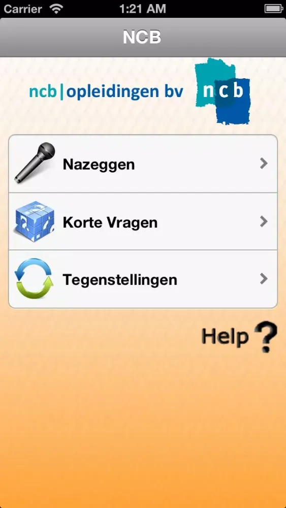 ภาพหน้าจอของ Leer Nederlands met NCB Free