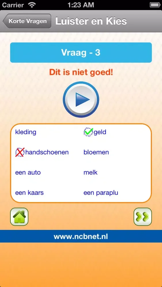 ภาพหน้าจอของ Leer Nederlands met NCB Free