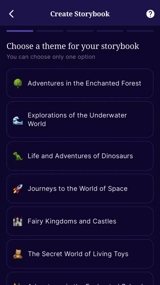 Tiny Hero: Bedtime Stories Screenshots