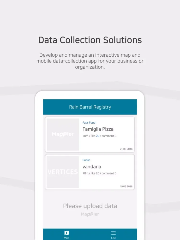 Capturas de pantalla de Rain Barrel Registry iPad 