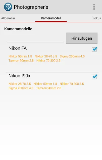 Capturas de pantalla de Photographer's Notebook BETA