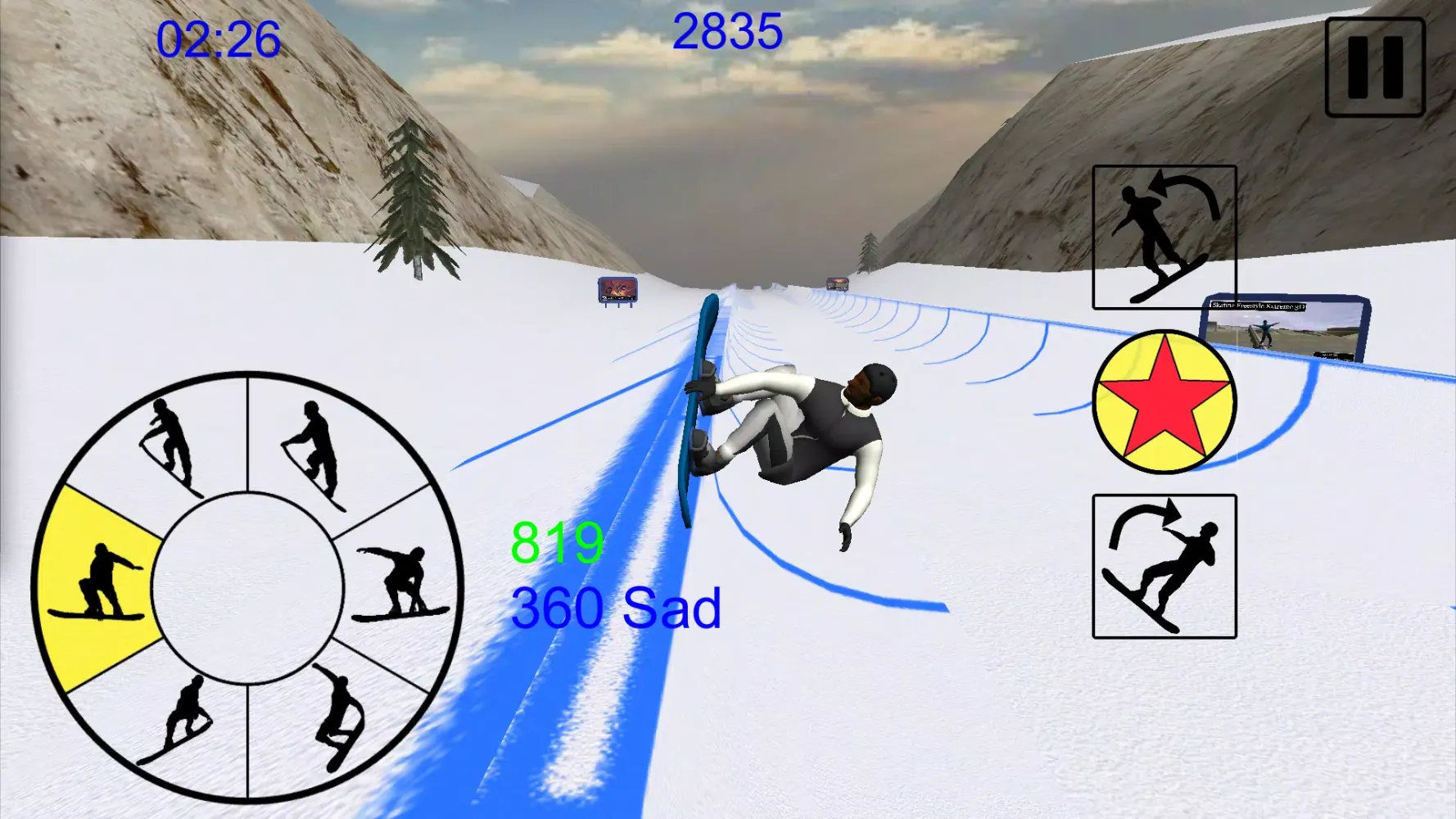 Snowboard Freestyle Mountain Screenshots