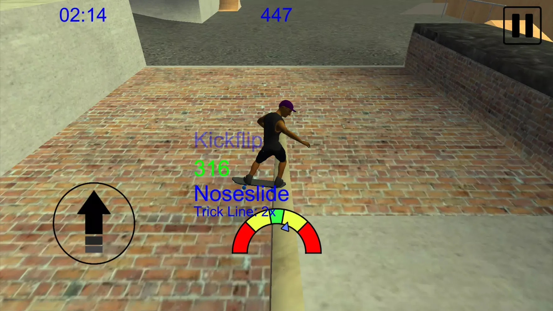 Tangkapan skrin Skating Freestyle Extreme 3D
