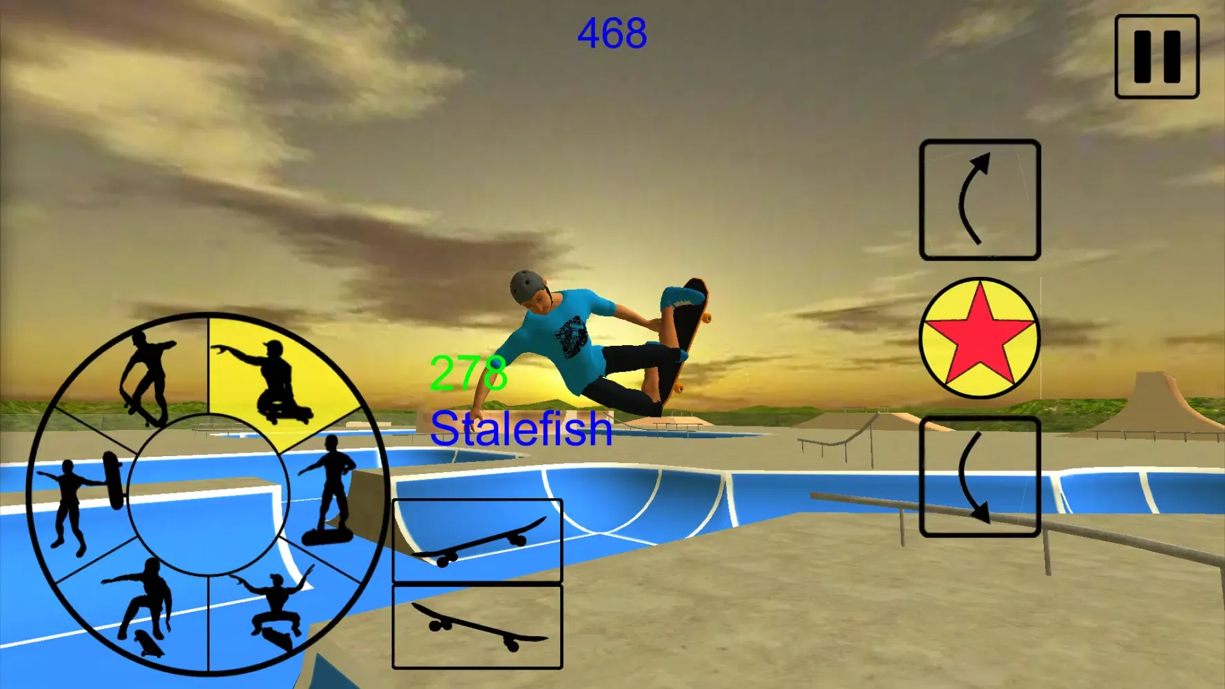 Tangkapan skrin Skating Freestyle Extreme 3D