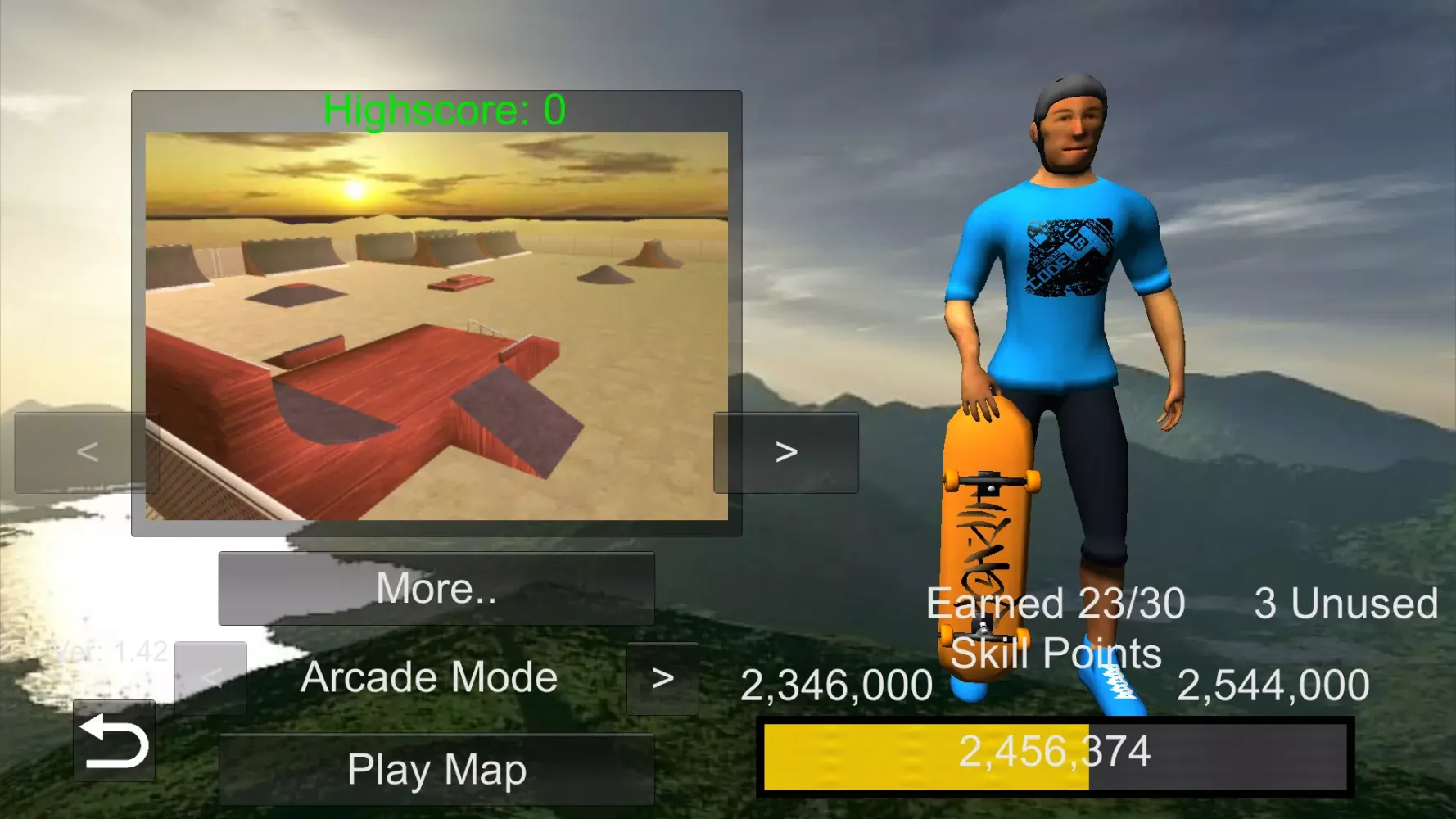 Tangkapan skrin Skating Freestyle Extreme 3D