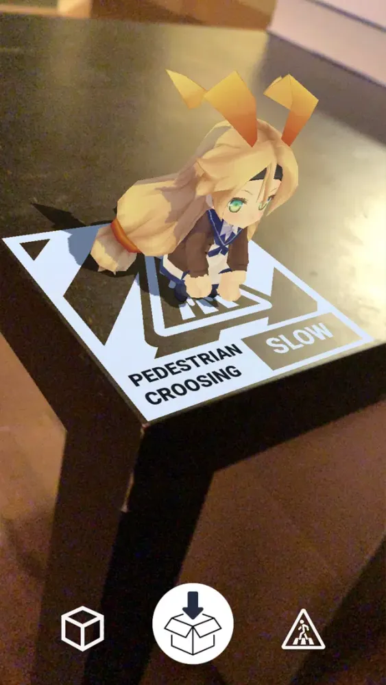 Unity Chan AR Screenshots