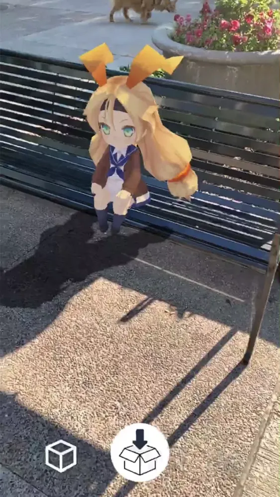 Unity Chan AR Screenshots