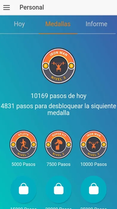 Capturas de tela do UnityFit VIVIR BIEN
