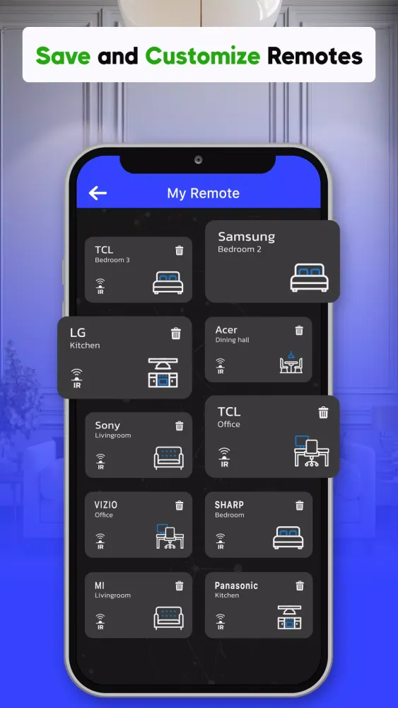 Universal TV Remote Control-IR Screenshots
