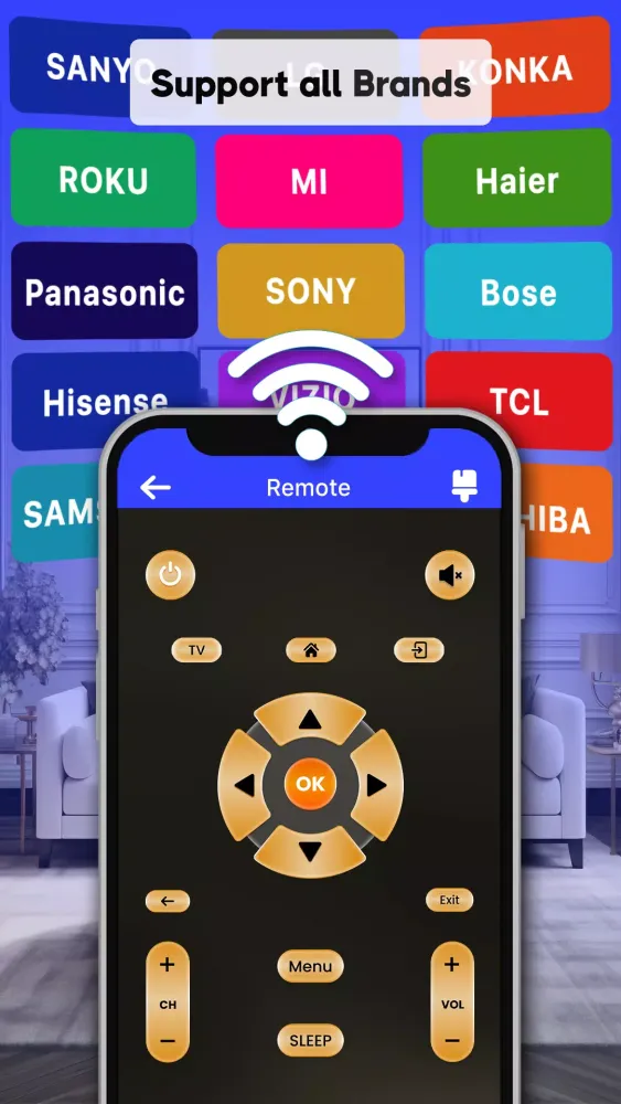 Universal TV Remote Control-IR Screenshots