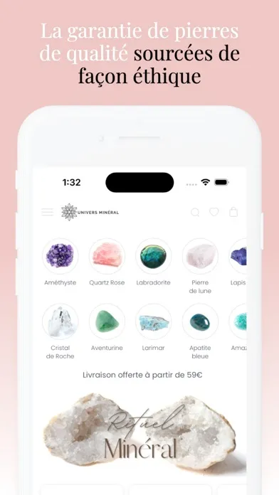 Captures d'écran de Univers Minéral