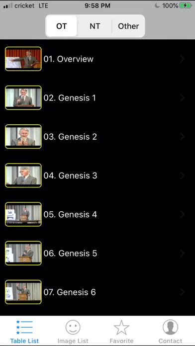Capturas de tela do David Pawson Bible Teaching