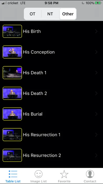Capturas de tela do David Pawson Bible Teaching
