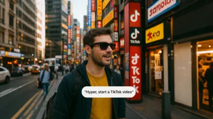 Hyper AIoT Agent Assistant Support TikTok – Transforming Bluetooth Sunglasses