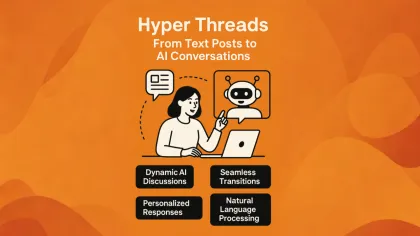 Hyper Threads: From Text Posts to AI Conversations