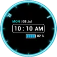 Neon Clock