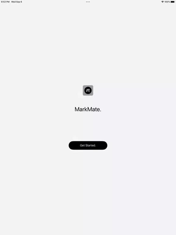Zrzuty ekranu MarkMate iPad 