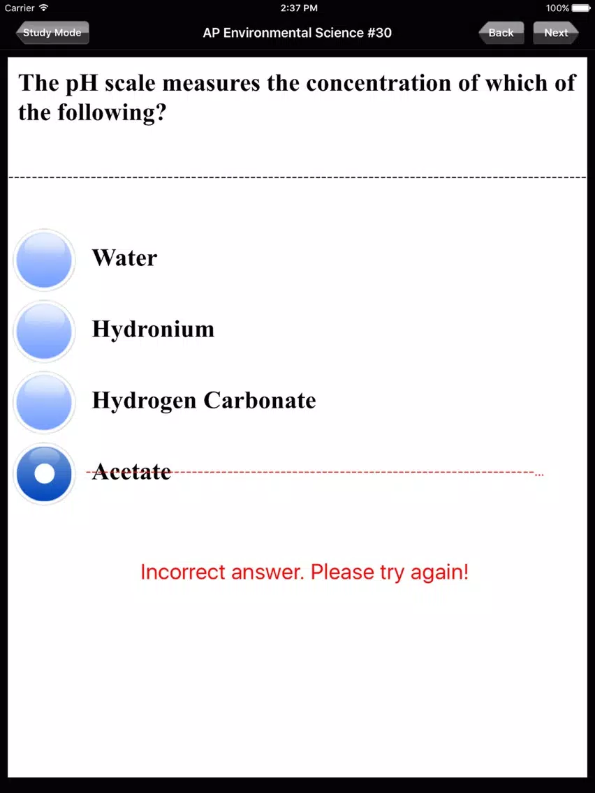 AP Environmental Exam Prep iPad  스크린샷