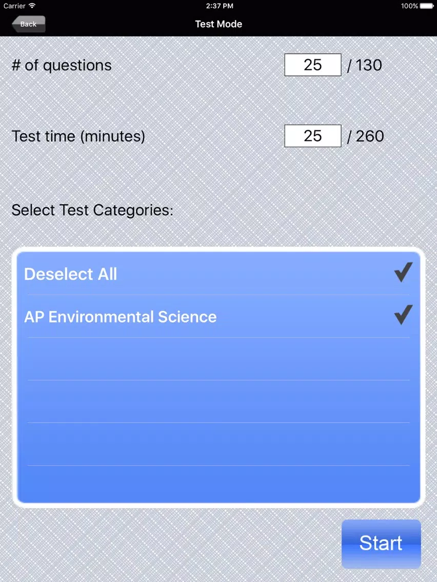 AP Environmental Exam Prep iPad  스크린샷