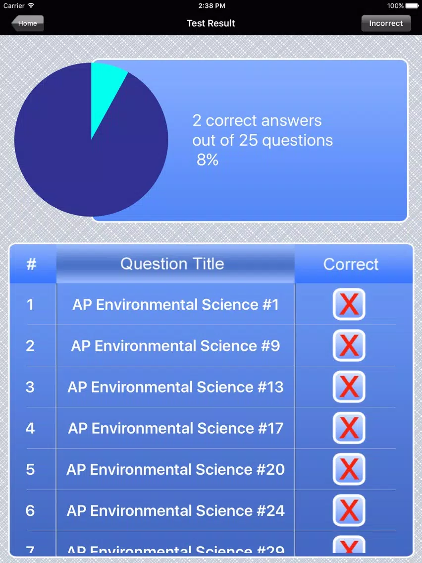 AP Environmental Exam Prep iPad  스크린샷