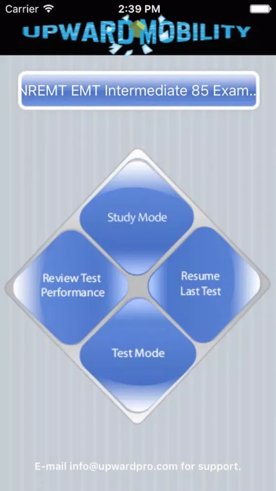 Tangkapan layar NREMT EMT I-85 Exam Prep