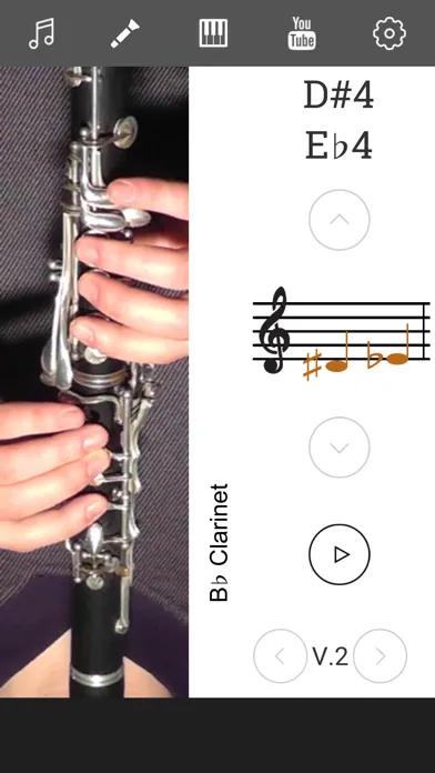 2D Clarinet Fingering Chart স্ক্রিনশট