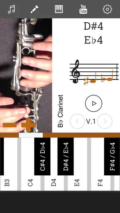 2D Clarinet Fingering Chart স্ক্রিনশট