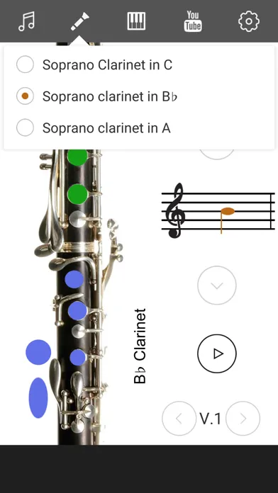2D Clarinet Fingering Chart স্ক্রিনশট