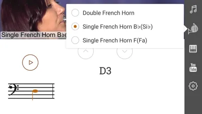 2D French Horn Fingering Chart Screenshots