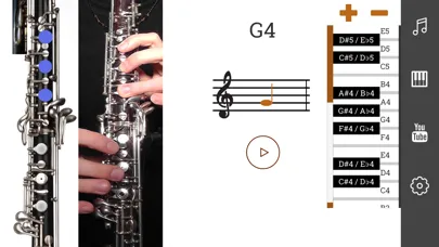 صور 2D Oboe Fingering Chart