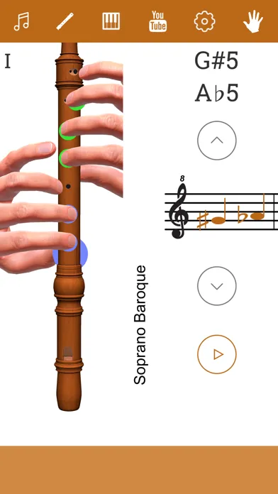 3D Recorder Fingering Chart স্ক্রিনশট