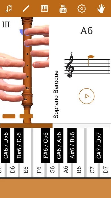 3D Recorder Fingering Chart স্ক্রিনশট