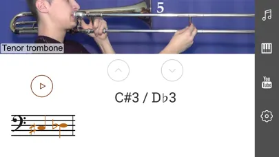 Screenshot di 2D Trombone Slide Positions