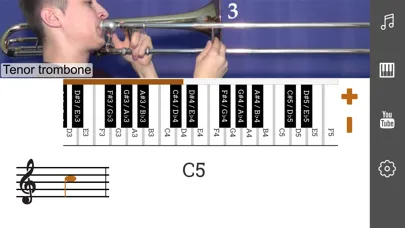 Screenshot di 2D Trombone Slide Positions