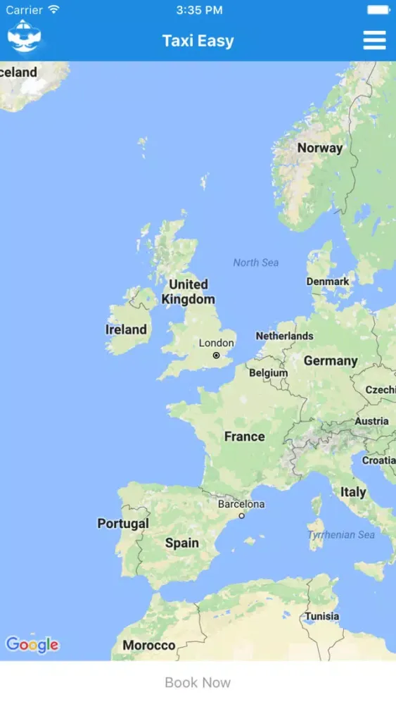 Captures d'écran de TaxiEasy