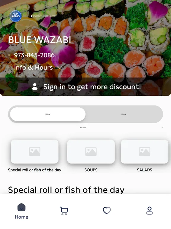 Screenshot di Blue Wazabi iPad 