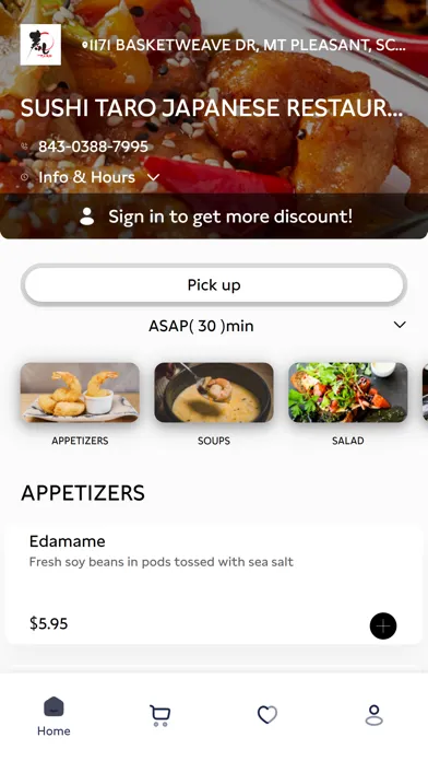 Sushi Taro Japanese Restaurant应用截图