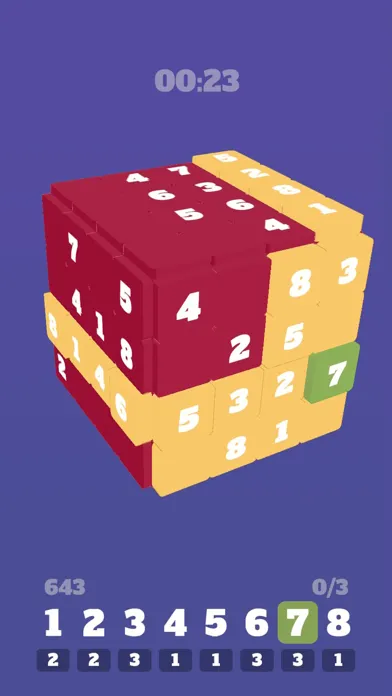 Ảnh chụp màn hình của Sudoku Master 3D