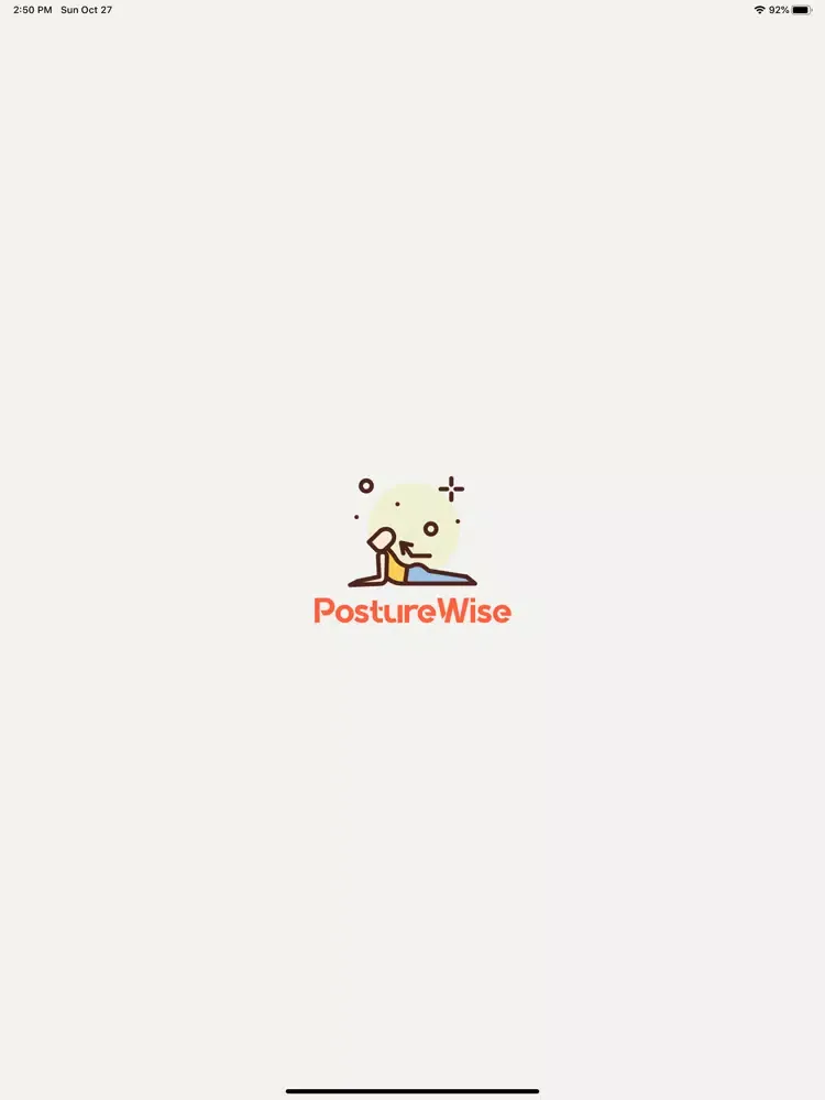 Posture Wise - Better Posture iPad  Screenshots