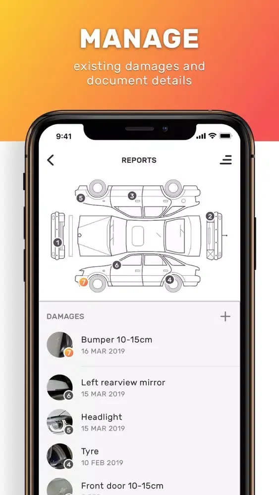 Capturas de tela do Reel - Rental Vehicle Manager