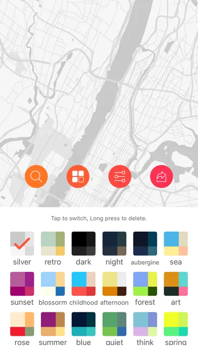 Zrzuty ekranu ArtMap - Make wallpaper by map