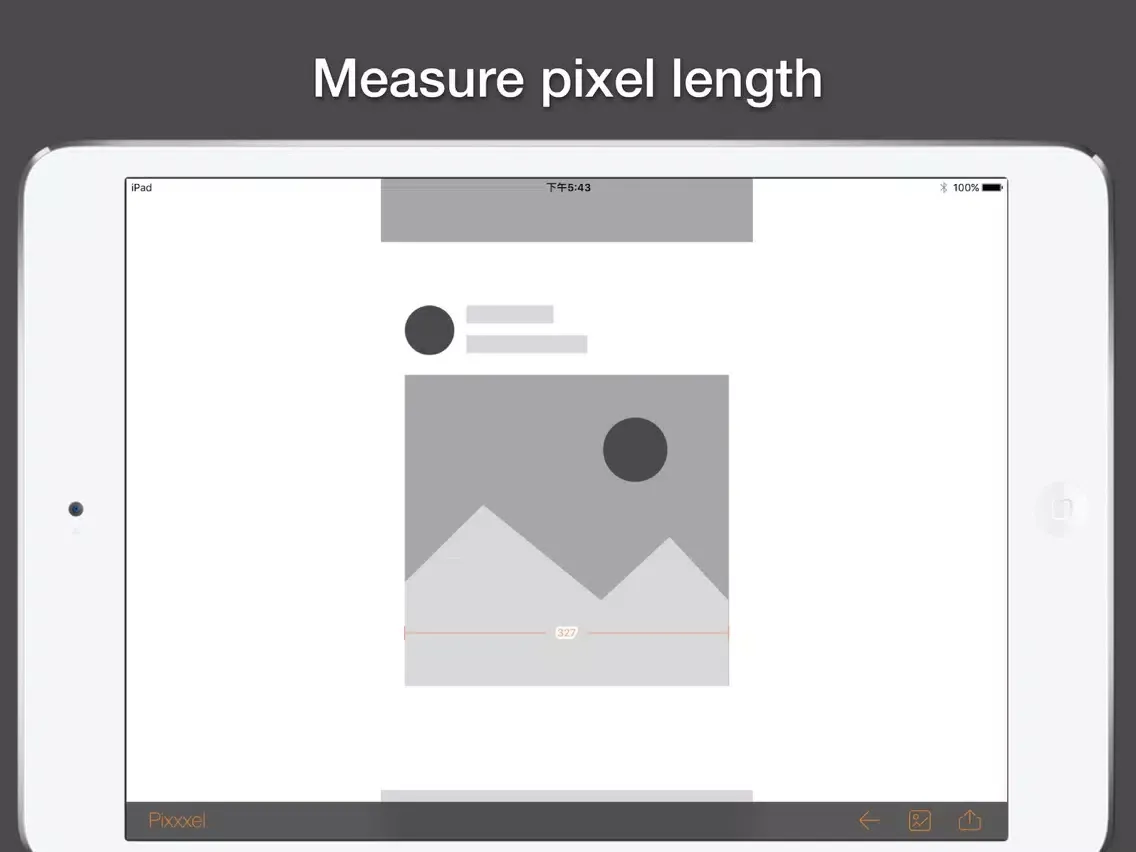 Captures d'écran de Pixxxel - Measure pixel distance iPad 