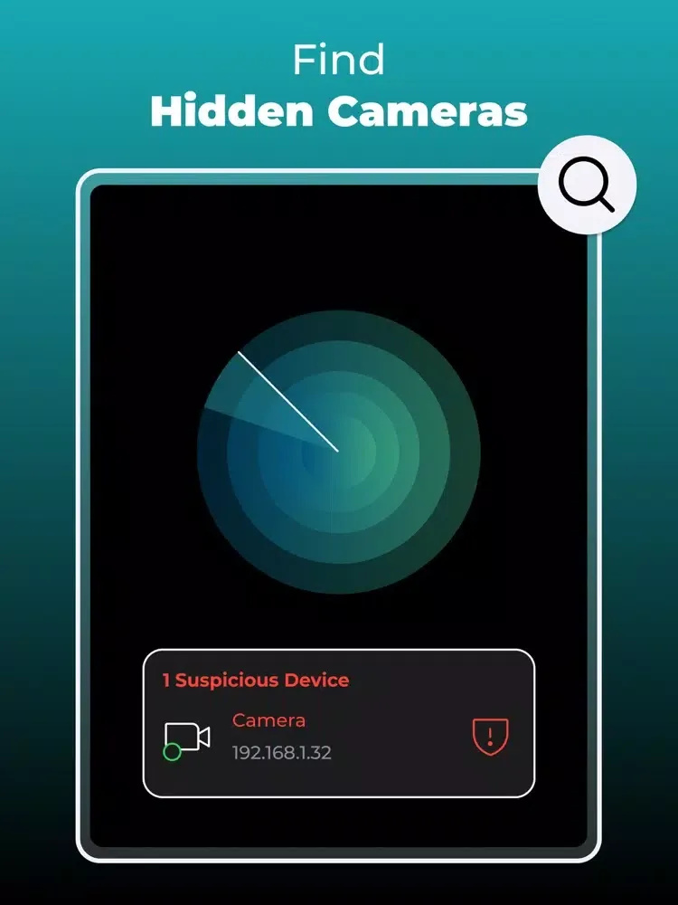 Tangkapan layar Spy - Hidden Camera Detector iPad 